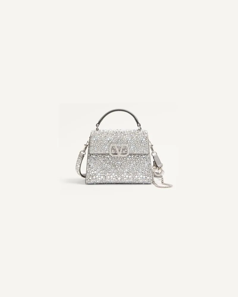 Valentino Garavani Mini-Handtasche Vsling Mit Sparkling-Stickerei Frau CRYSTAL Crystal