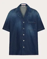 Valentino Garavani BOWLINGHEMD aus  CHAMBRAY Mann Denim