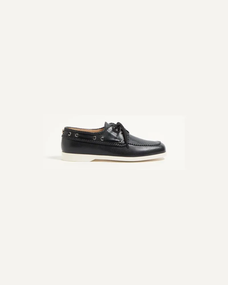 Valentino Garavani Palm Avenue Bootsschuhe Aus Ziegenleder Mann SCHWARZ Schwarz