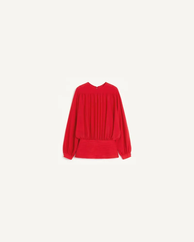 Valentino Garavani Top Aus Leichtem Georgette Frau PARIS Paris