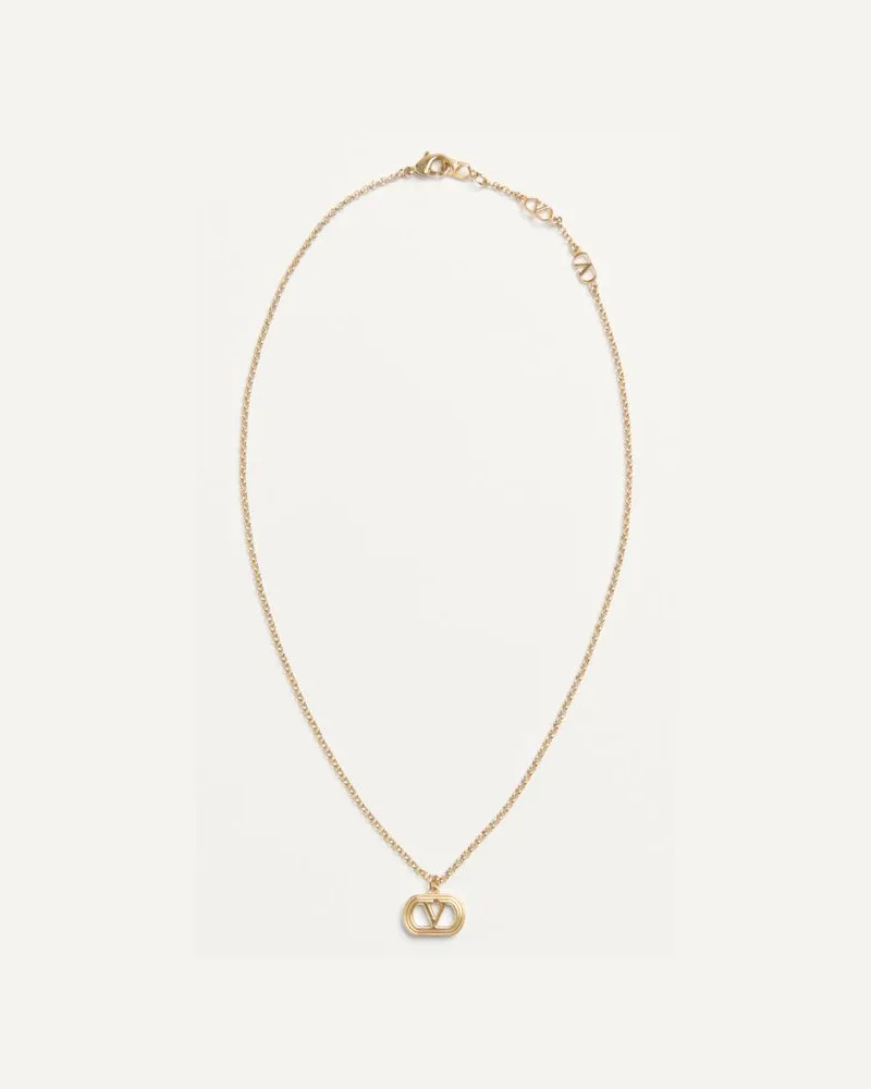 Valentino Garavani Ovalette Halskette Aus Metall Frau GOLD Gold