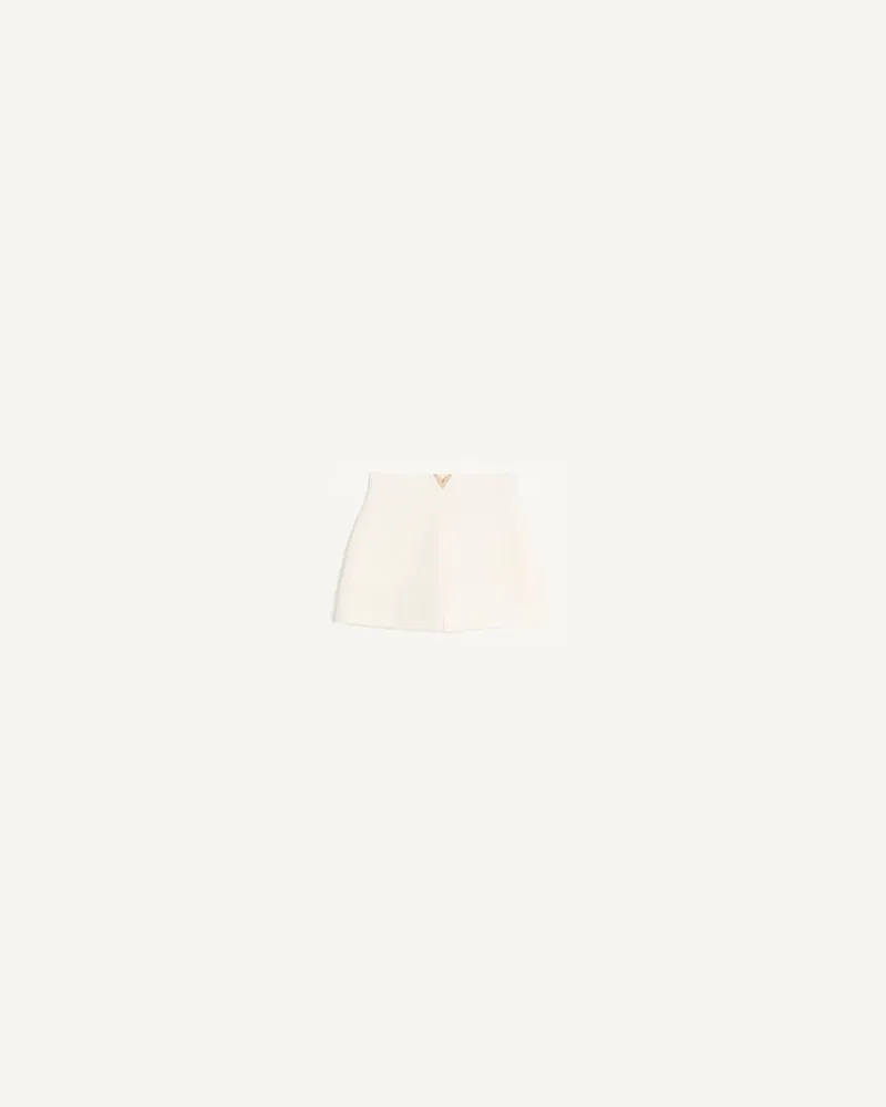 Valentino Garavani Crepe Couture Shorts Frau ELFENBEIN Elfenbein