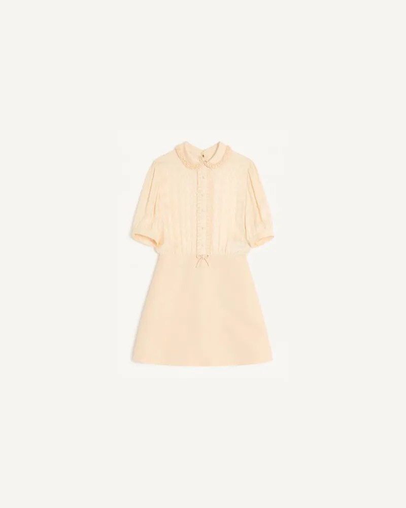 Valentino Garavani Kurzes Crepe Couture Kleid Frau BIRKE Birke