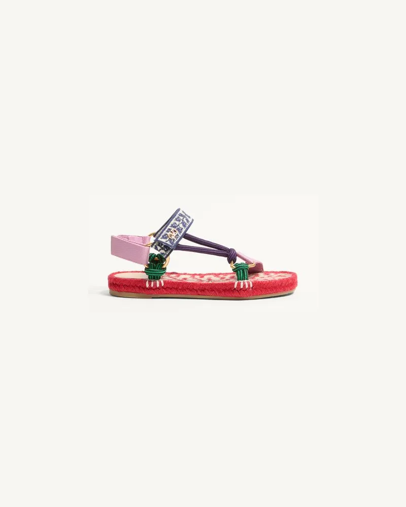 Valentino Garavani Lake Powell Sandalen Mit Traubenstickerei 20 Mm Frau MULTICOLOR Multicolor