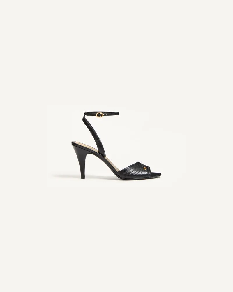 Valentino Garavani Ladycrush Sandalen Aus Ziegenleder 85 Mm Frau SCHWARZ Schwarz