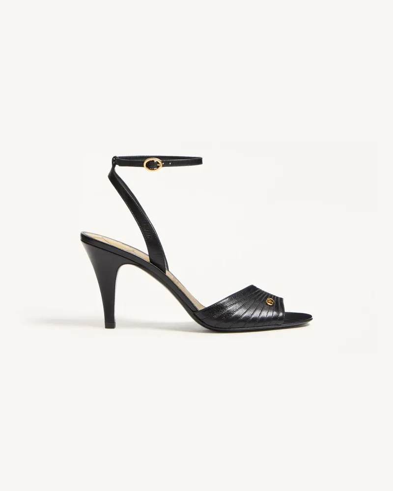 Valentino Garavani Ladycrush Sandalen Aus Ziegenleder 85 Mm Frau SCHWARZ Schwarz