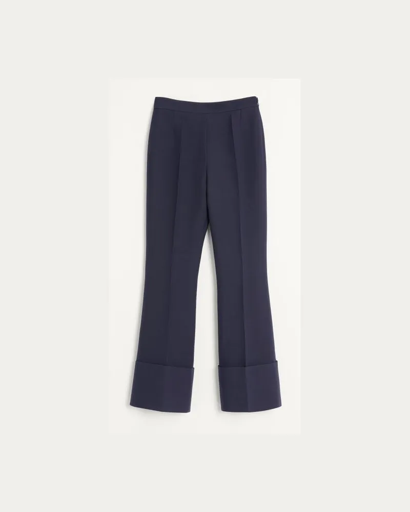 Valentino Garavani Hose Aus Crepe Couture Frau BLAU Blau