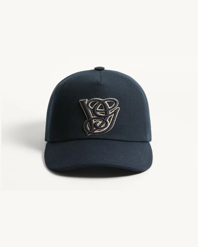 Valentino Garavani Valentino Garavani Basecap Aus Baumwolle Mit Stickerei Mann BLAU Blau