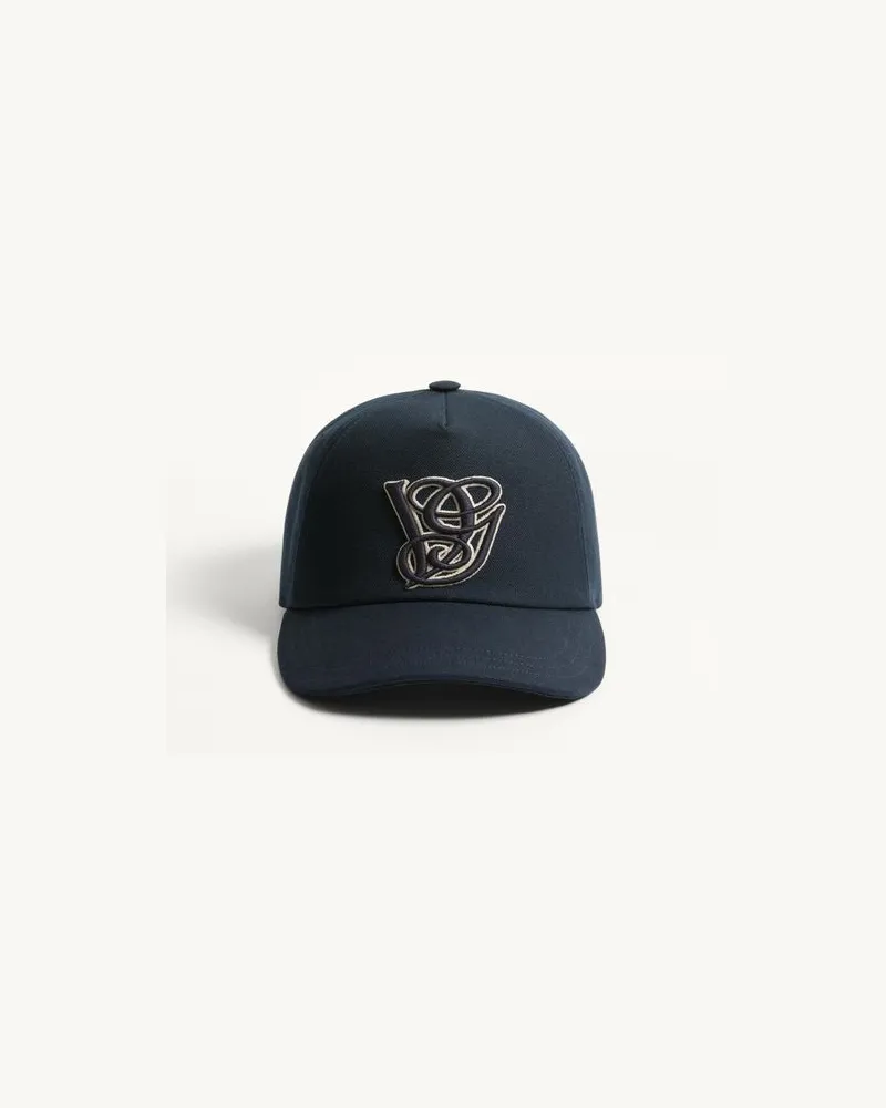 Valentino Garavani Valentino Garavani Basecap Aus Baumwolle Mit Stickerei Mann BLAU Blau