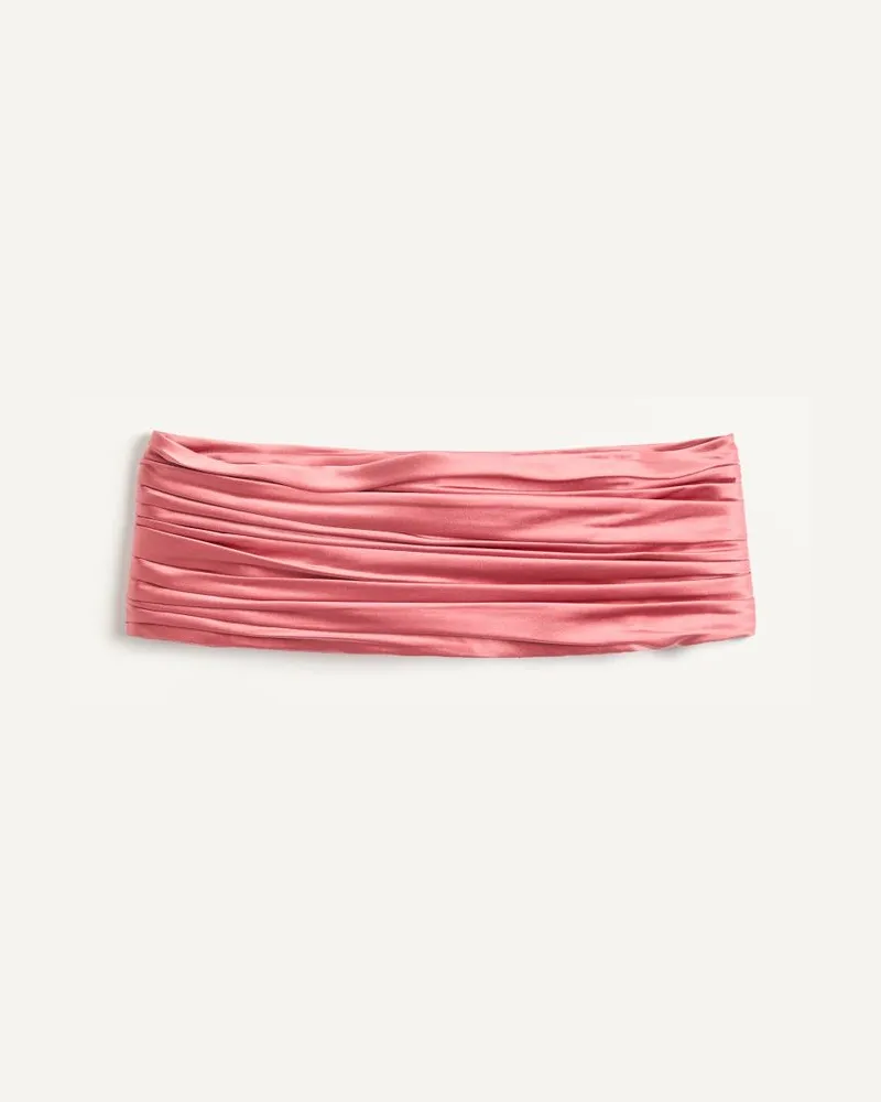 Valentino Garavani Gürtel aus Satin Cady Frau ROSA Rosa