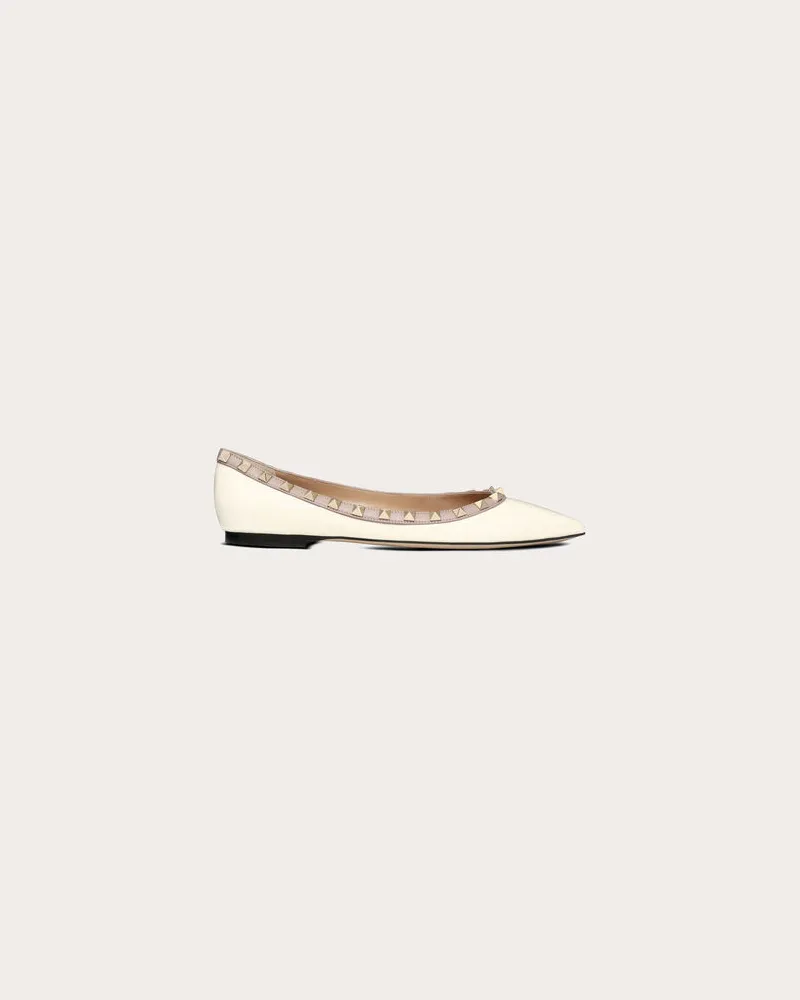 Valentino Garavani Lack-Ballerinas Rockstud Frau n/a N