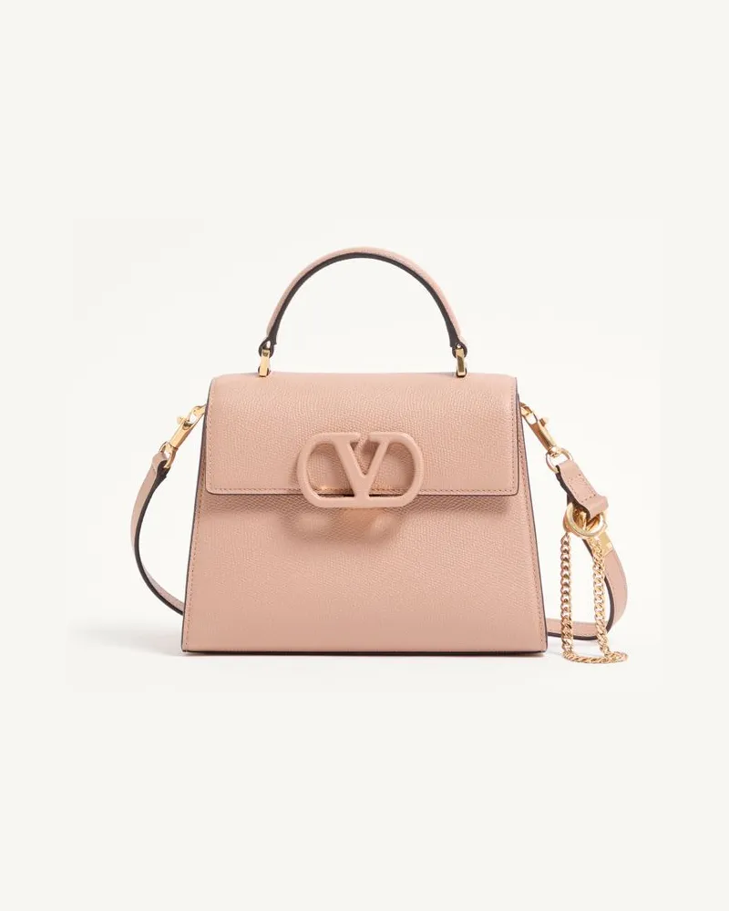 Valentino Garavani Valentino Garavani Vsling Kleine Handtasche Aus Genarbtem Kalbsleder Frau ROSE CANNELLE Rose
