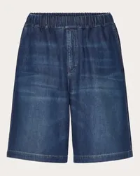 Valentino Garavani BERMUDAS aus  CHAMBRAY Mann Denim