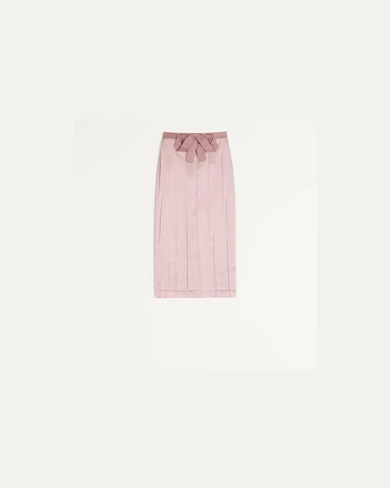 Valentino Garavani Rock aus Satin  Frau MAUVE Mauve