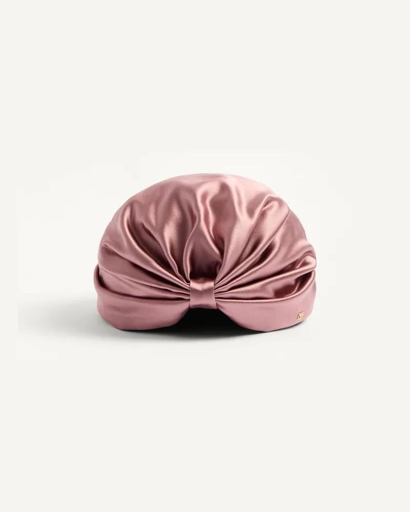 Valentino Garavani Turban-Schal Aus Seide Frau LAND PHARD/GOLD Land