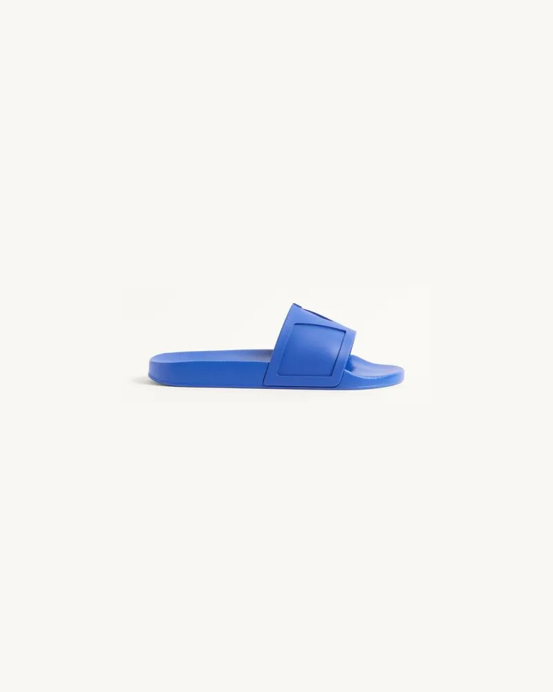 Valentino Garavani Coolside Slide Sandalen Aus Gummi Mann ACID BLUETTE Acid
