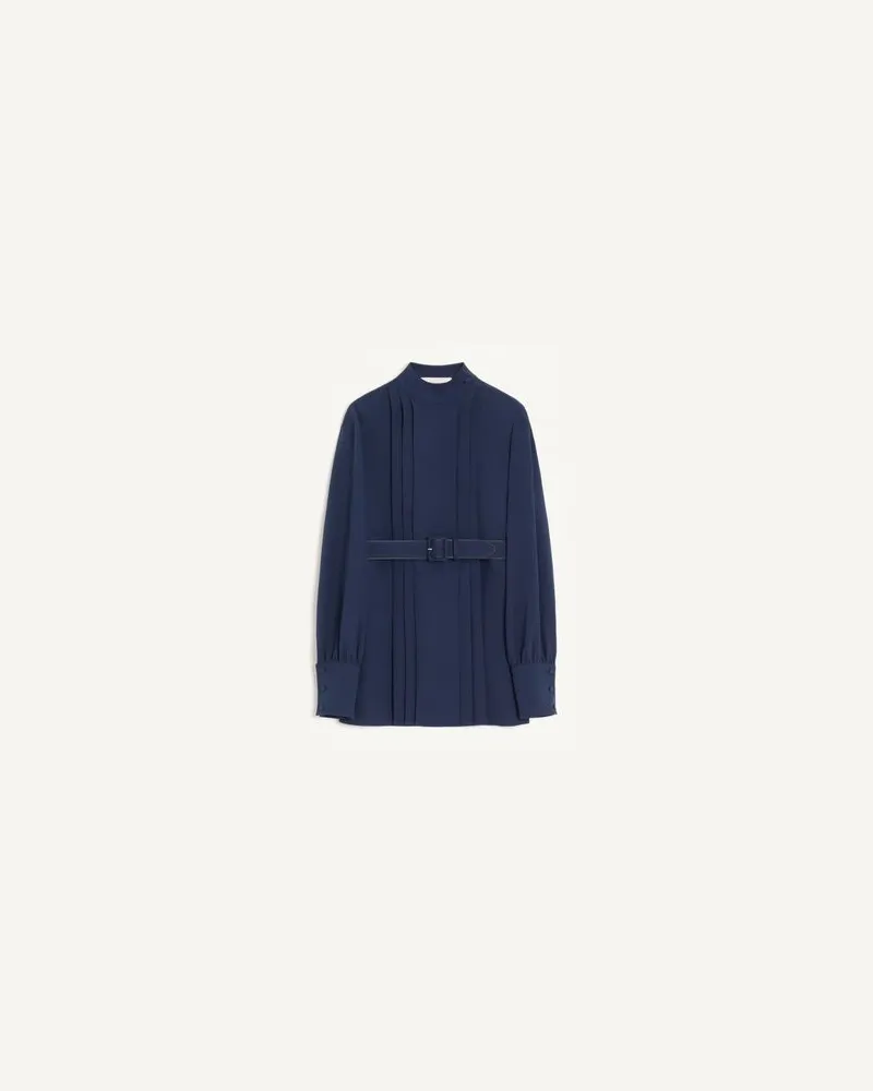 Valentino Garavani CADY COUTURE TOP Frau BLAU Blau