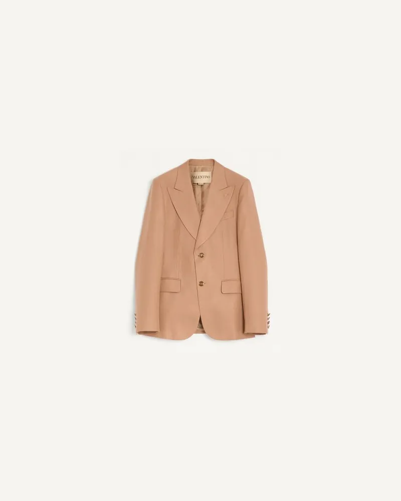 Valentino Garavani Einreihiges Jackett Aus Viskose Mann GINGER Ginger