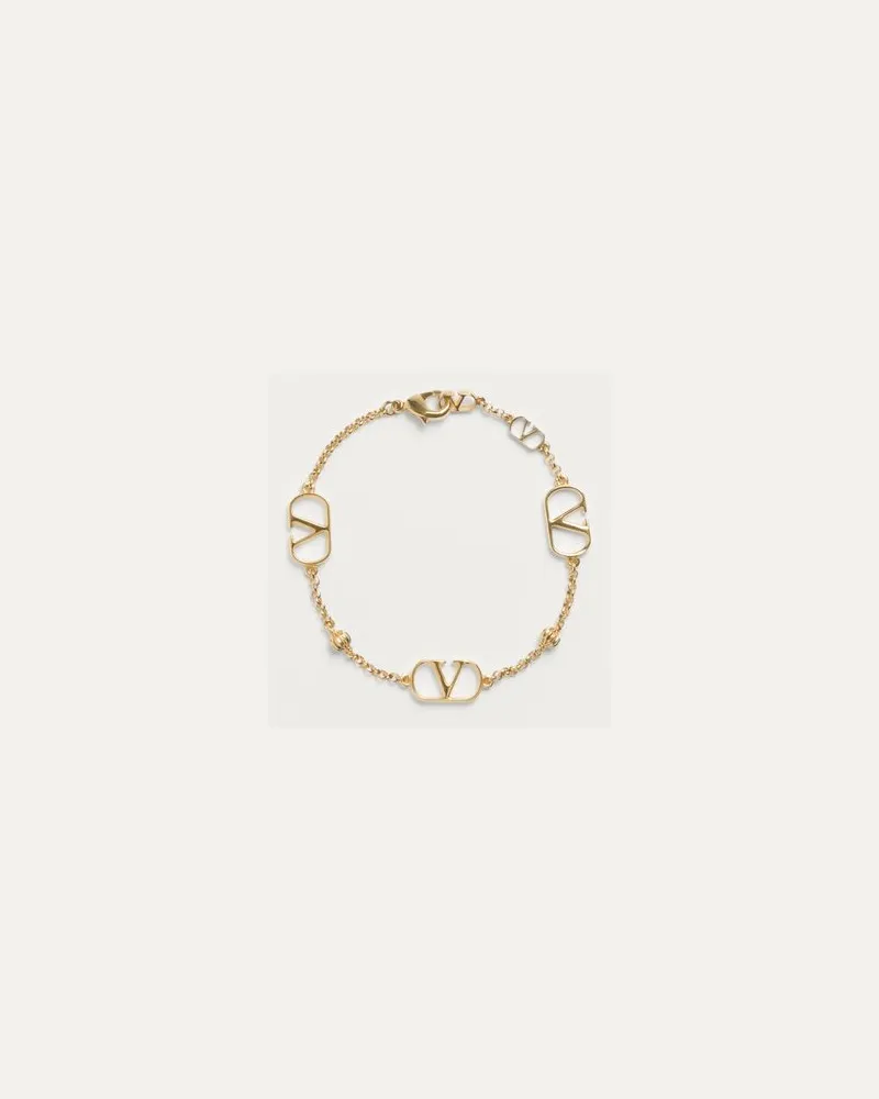 Valentino Garavani Armreif Vlogo Signature Aus Metall Frau GOLD Gold
