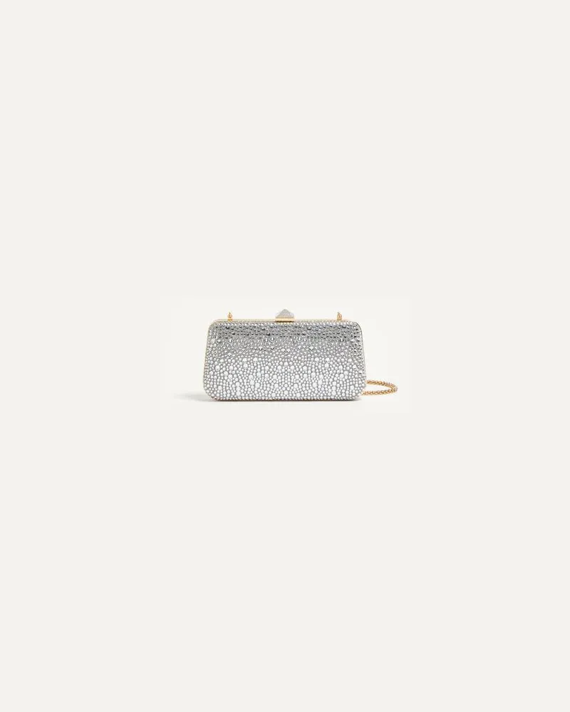 Valentino Garavani Carry Secrets Strass-Minaudière Frau CRYSTAL Crystal