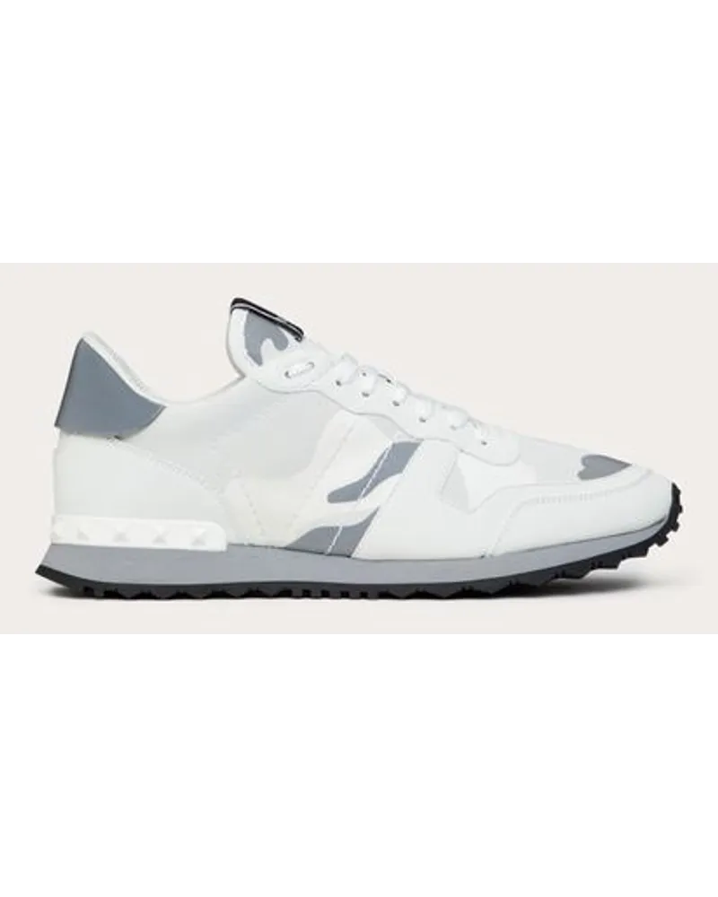 Valentino Garavani SNEAKER ROCKRUNNER CAMOUFLAGE Mann WEISS/MEHRFARBIG Weiss