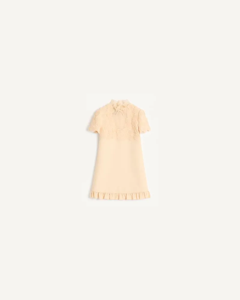 Valentino Garavani Besticktes Kurzes Crepe Couture Kleid Frau BIRKE Birke