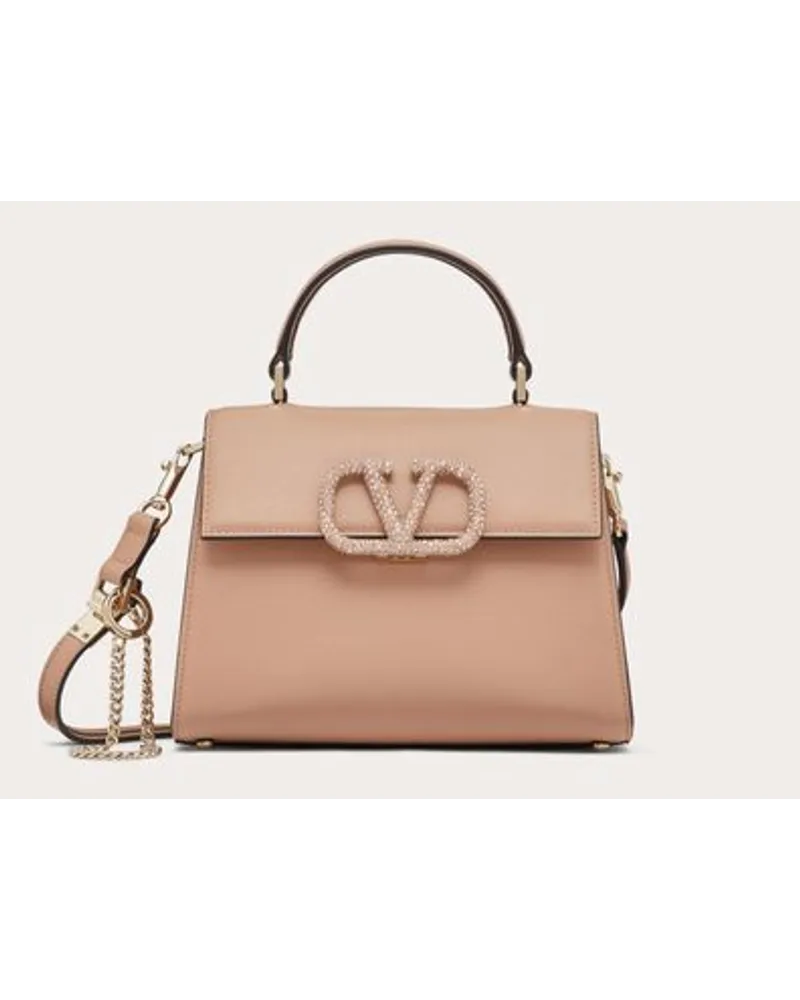 Valentino Garavani MINI-HANDTASCHE VSLING MIT SCHMUCK-VERZIERUNG Frau ROSE CANNELLE Rose