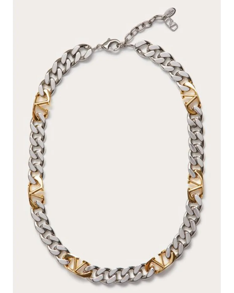 Valentino Garavani VLOGO CHAIN HALSKETTE aus METALL Mann Gold