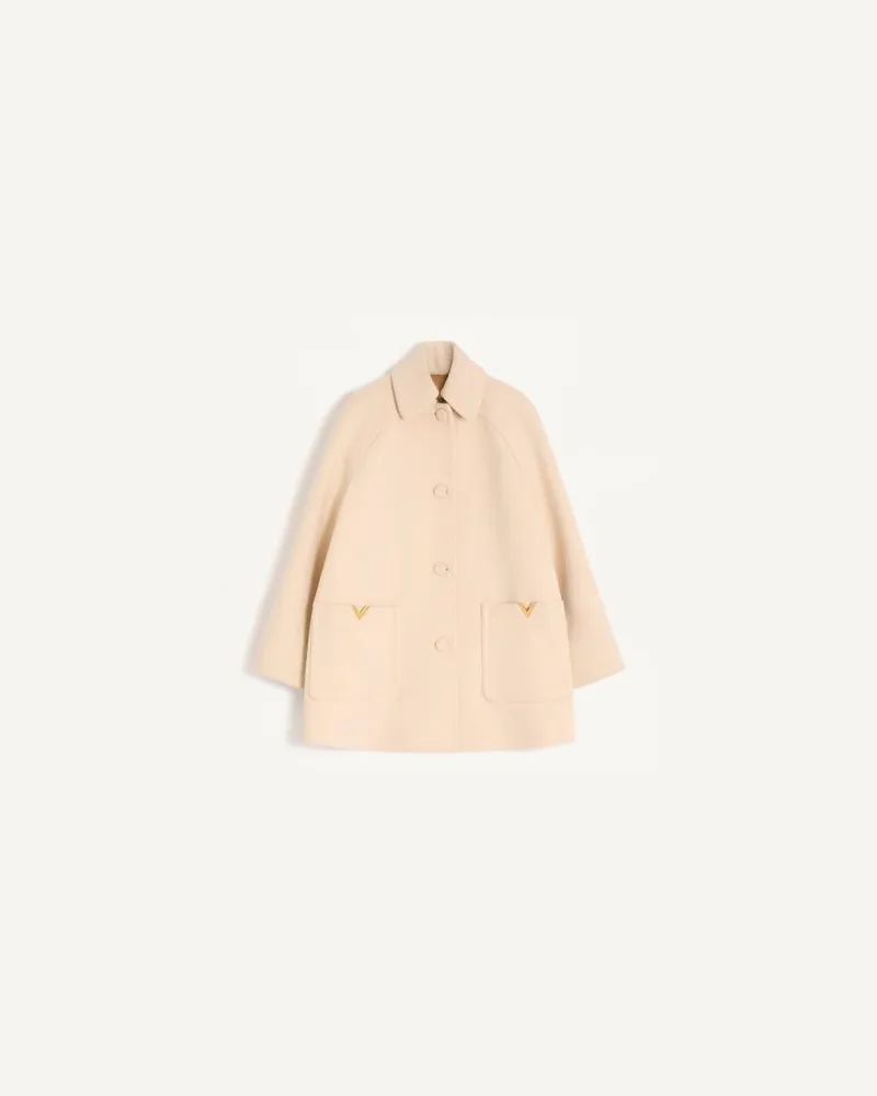 Valentino Garavani Wolltuch Peacoat Frau BIRKE Birke