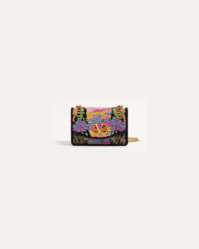 Valentino Garavani Valentino Garavani Vain Bestickte Schultertasche Frau MULTICOLOR Multicolor