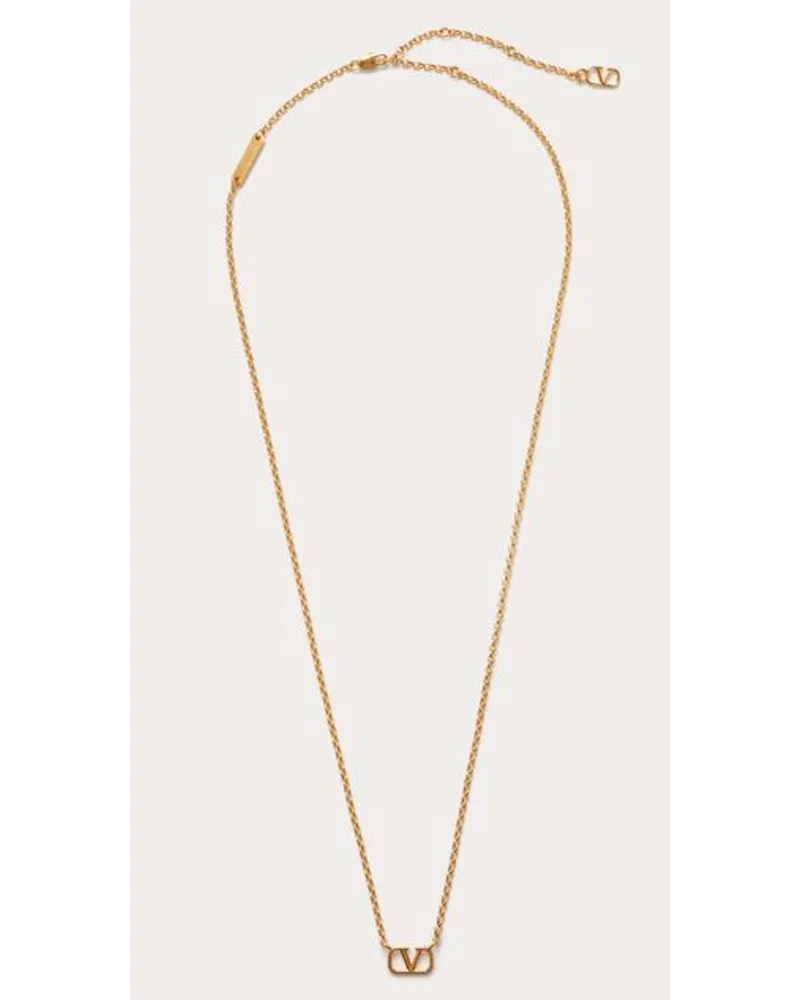 Valentino Garavani HALSKETTE VLOGO SIGNATURE aus METALL Frau Gold