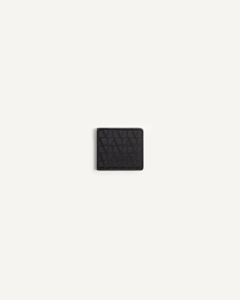 Valentino Garavani Kartenetui Vlogo Signature Mann SCHWARZ Schwarz