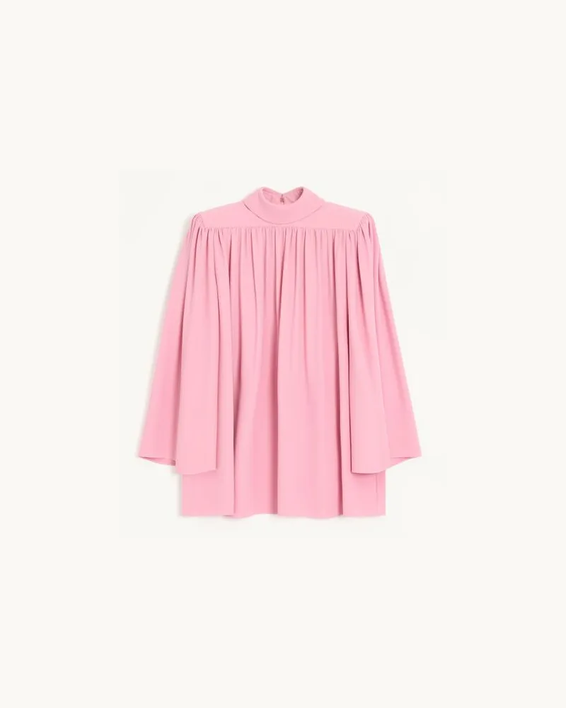 Valentino Garavani Plissiertes Cady Couture Top Frau ROSA Rosa