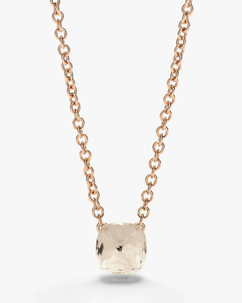 Pomellato Nudo Petit Halskette mit Anhänger Weiß