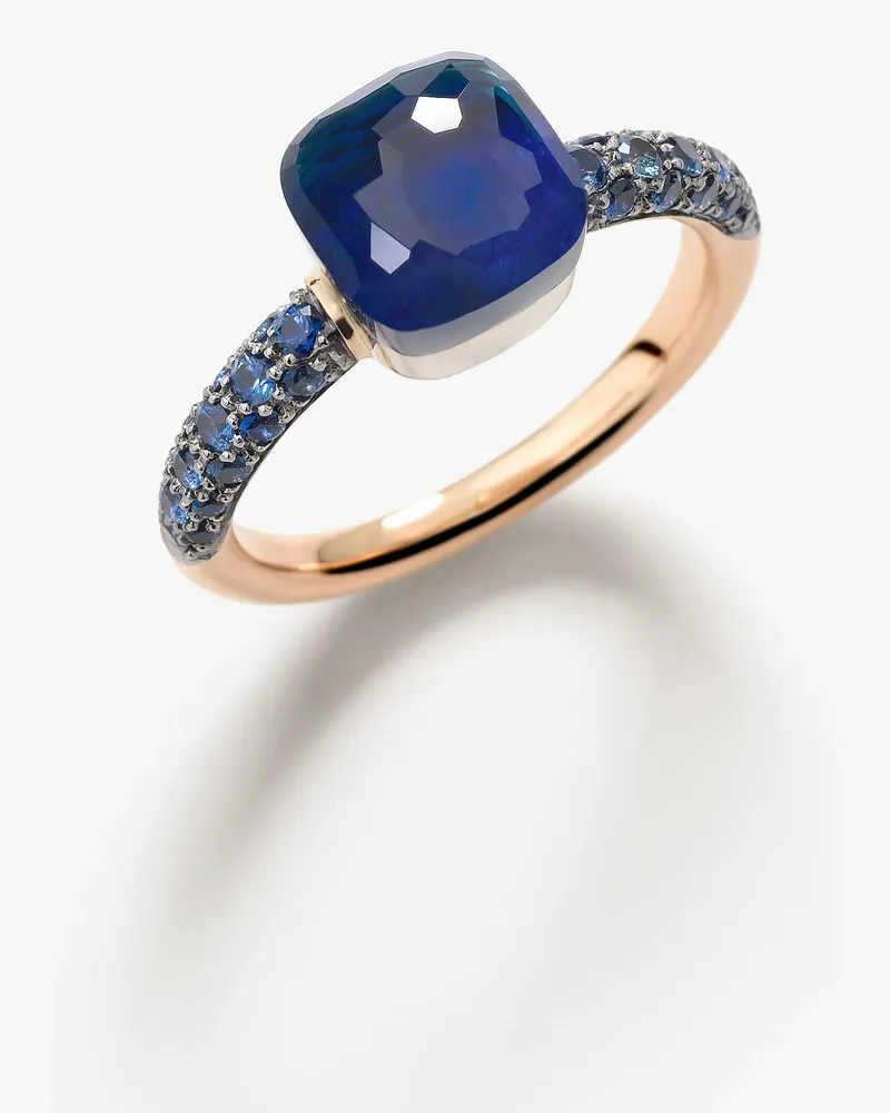 Pomellato Ring Nudo Petit Blau