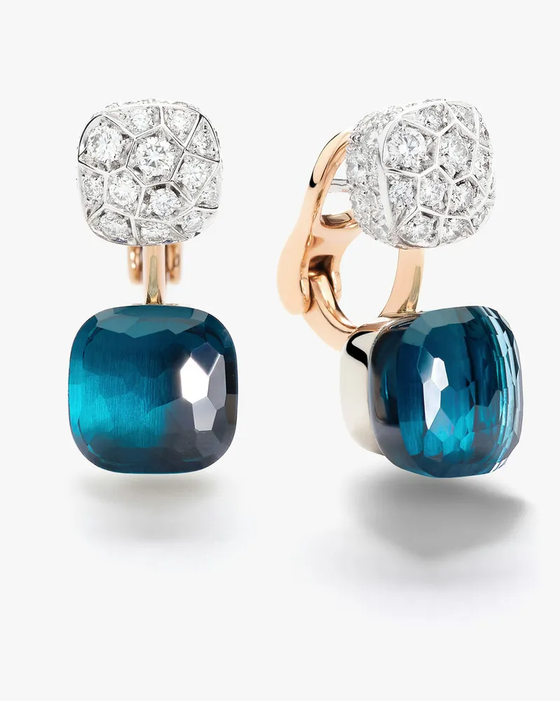 Pomellato Nudo Ohrringe Blau