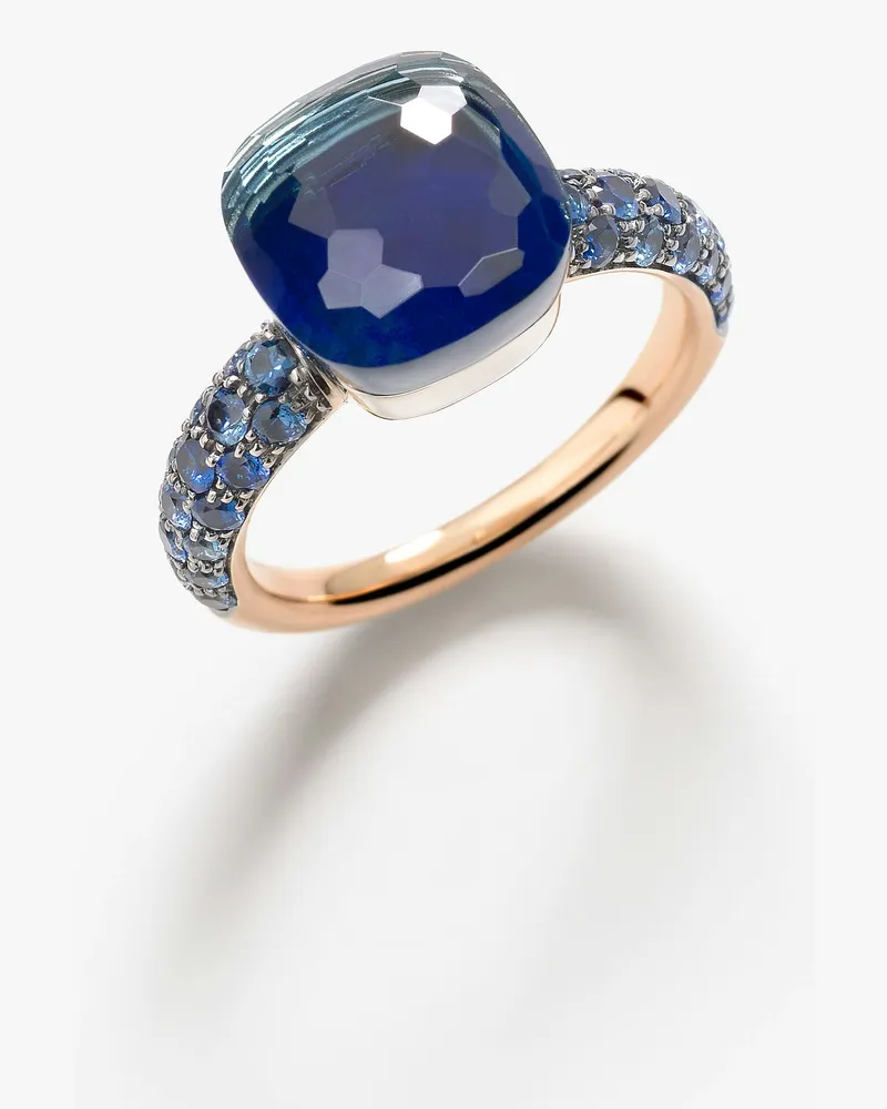 Pomellato Ring Nudo Classic Blau