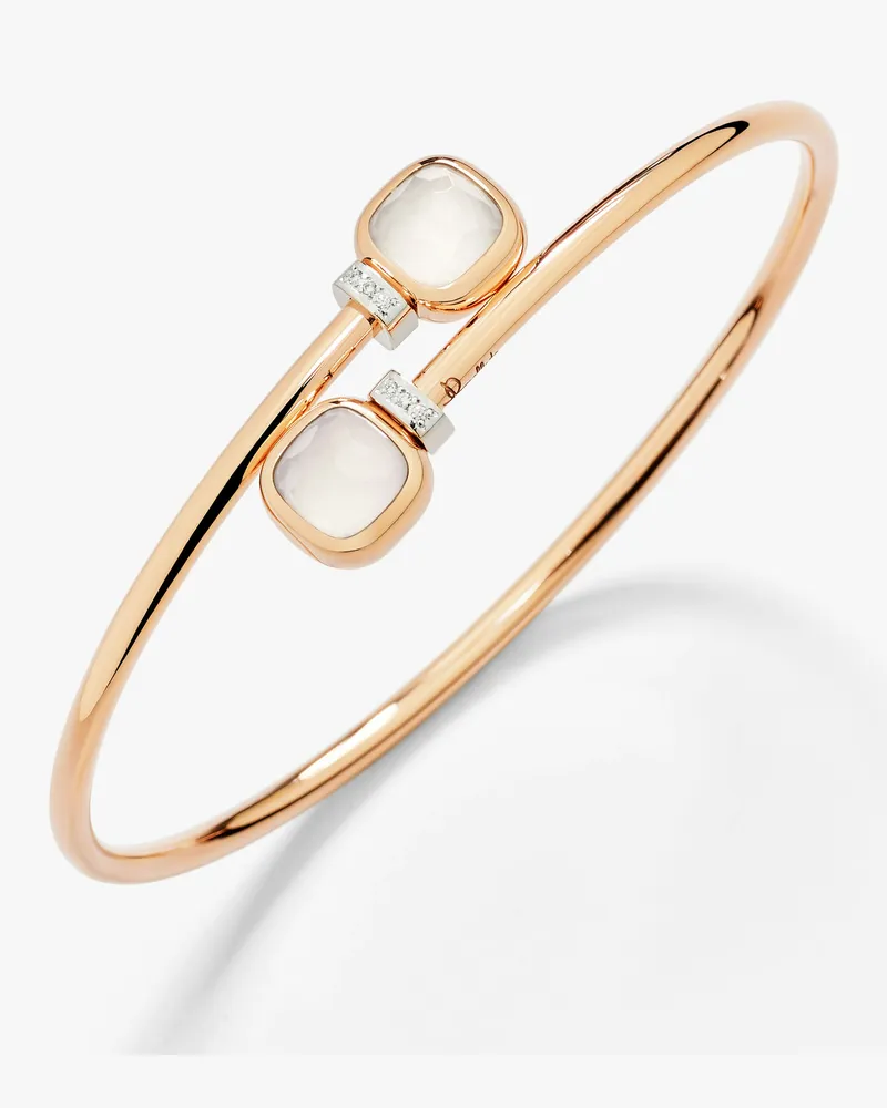 Pomellato Nudo Mini Armreif Weiß