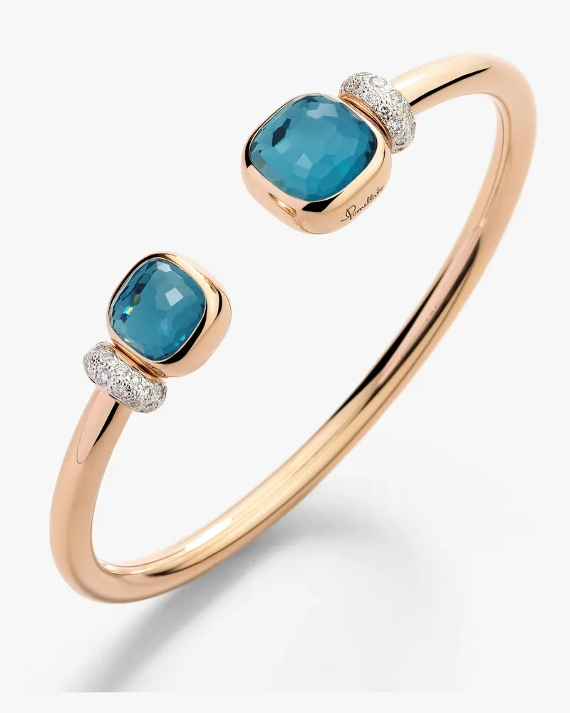 Pomellato Armband Nudo Blau