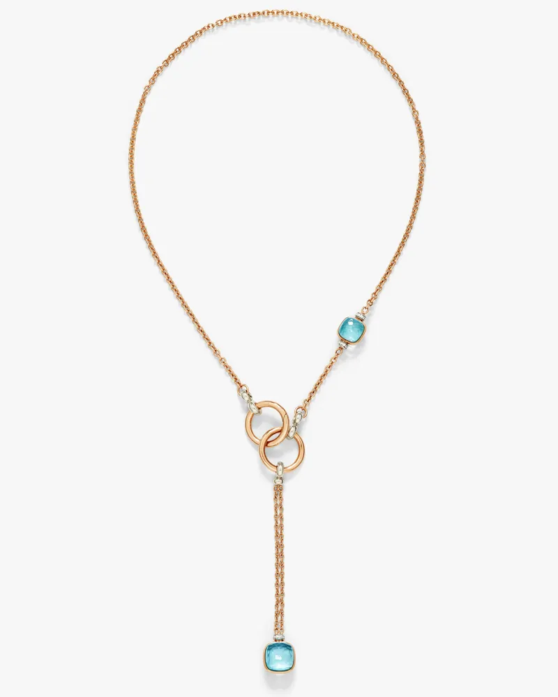 Pomellato Halskette Nudo Blau