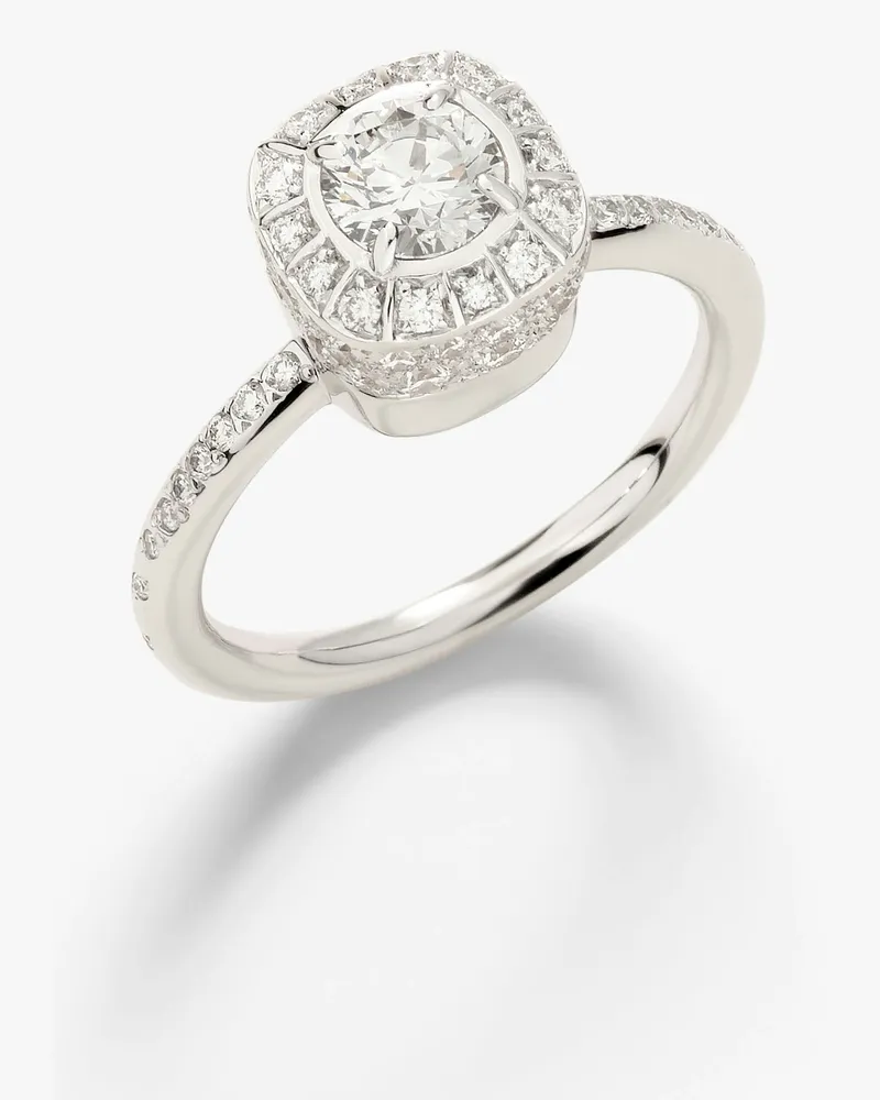 Pomellato Ring Nudo Petit Platin 