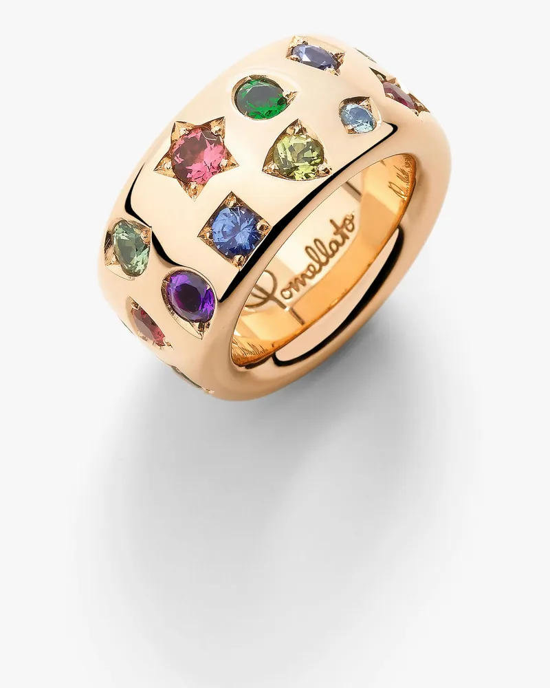 Pomellato Iconica Breiter Ring Mehrfarbig