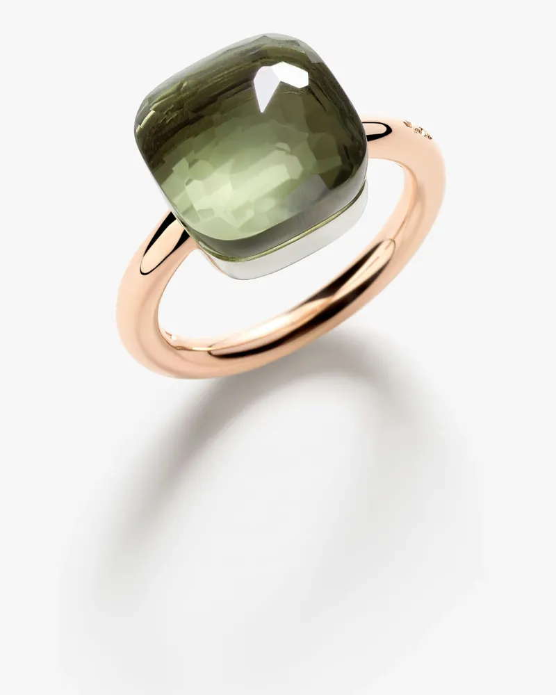 Pomellato Grosser Ring Nudo Grün