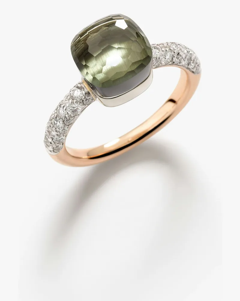 Pomellato Kleiner Ring Nudo Grün
