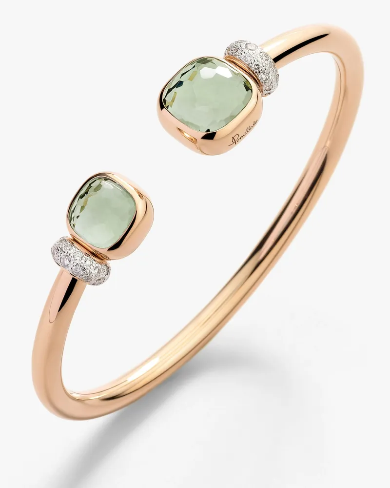 Pomellato Armband Nudo Grün