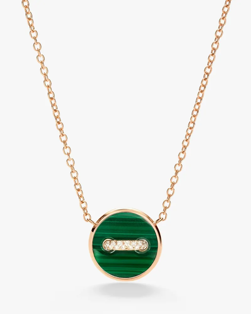 Pomellato Pom Pom Dot Halskette mit Anhänger Grün