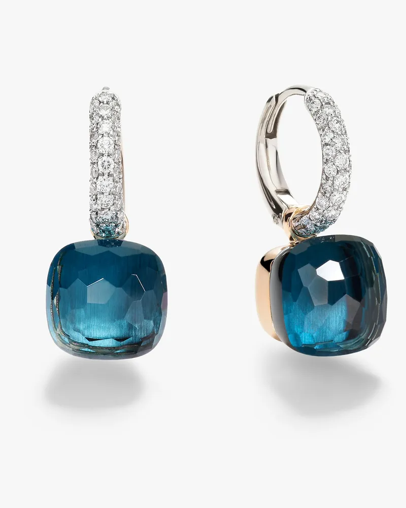 Pomellato Ohrringe Nudo Blau