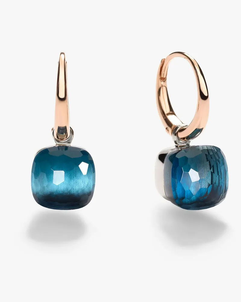 Pomellato Ohrringe Nudo Petit Blau