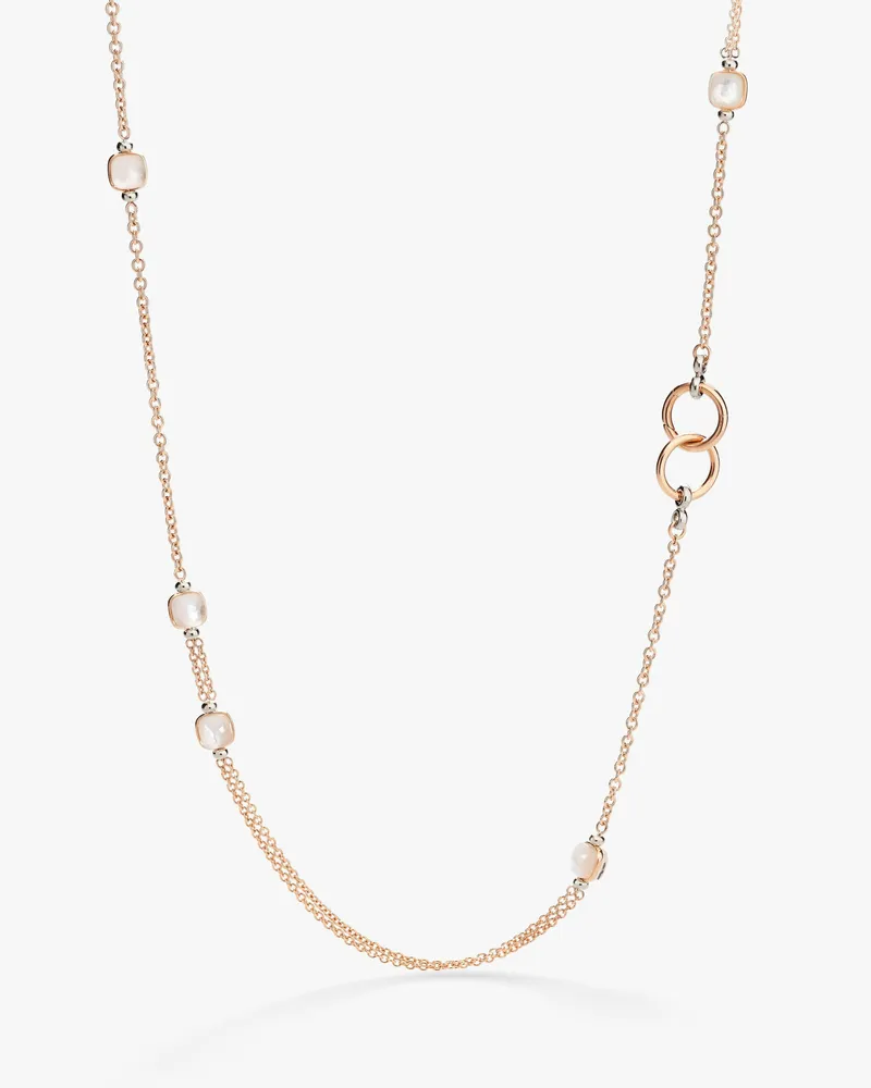 Pomellato Halskette Nudo Weiß