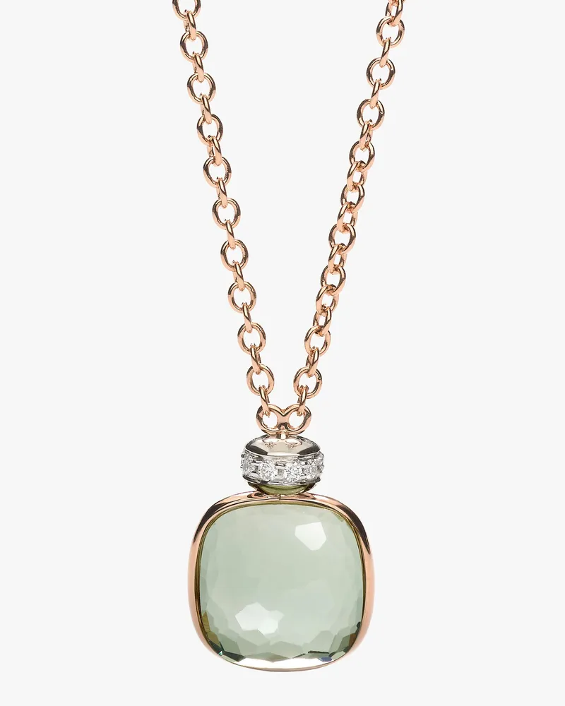 Pomellato Nudo Classic Halskette mit Anhänger Grün